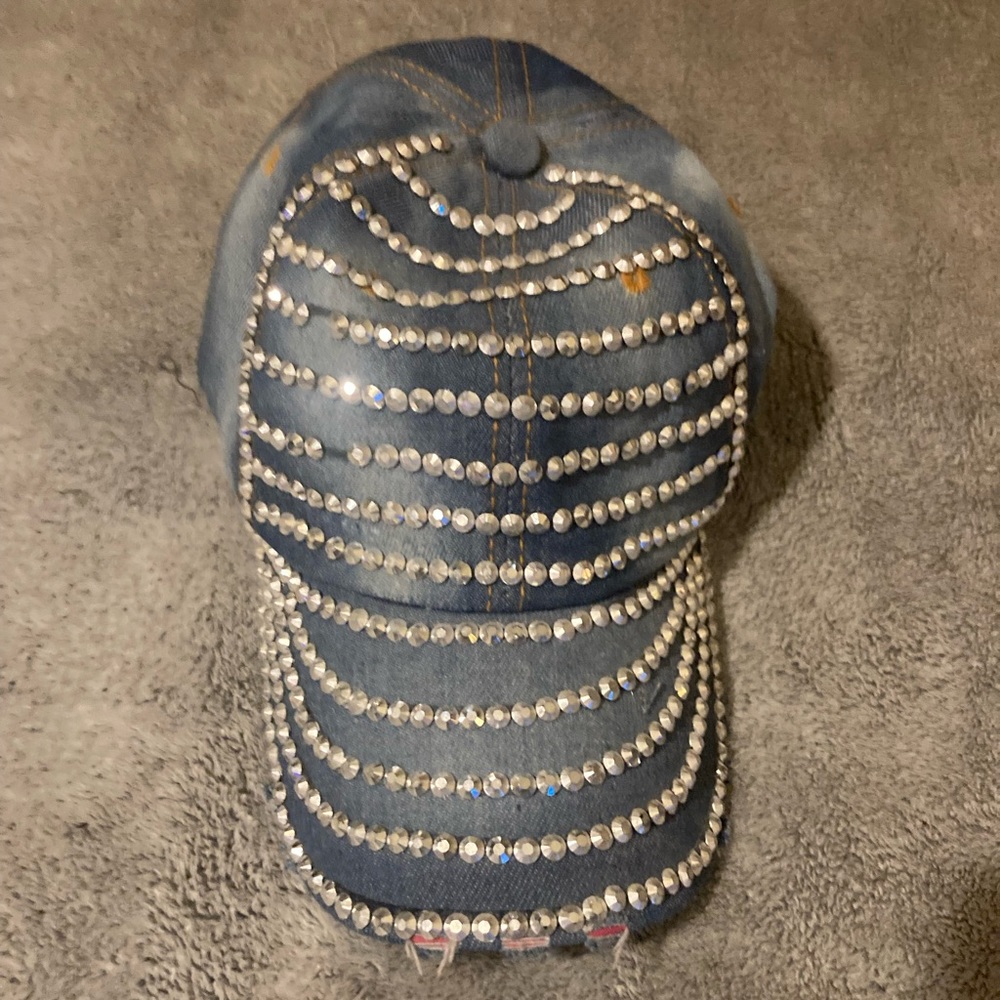 🆑 2 for $12 🆑 NWOT Bling Denim Hat
